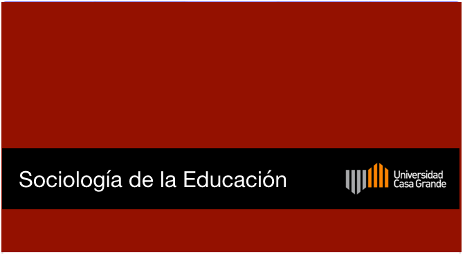 SOCIOLOGÍA DE LA EDUCACIÓN-SEPT 2024 [EN LINEA]