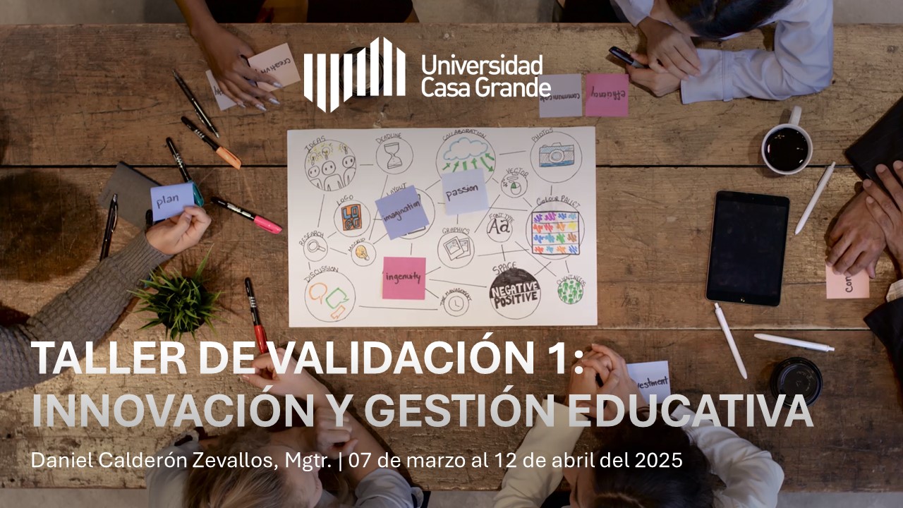 TALLER DE VALIDACIÓN de Itinerarios 1- Innovación C14-15 - D. Calderón