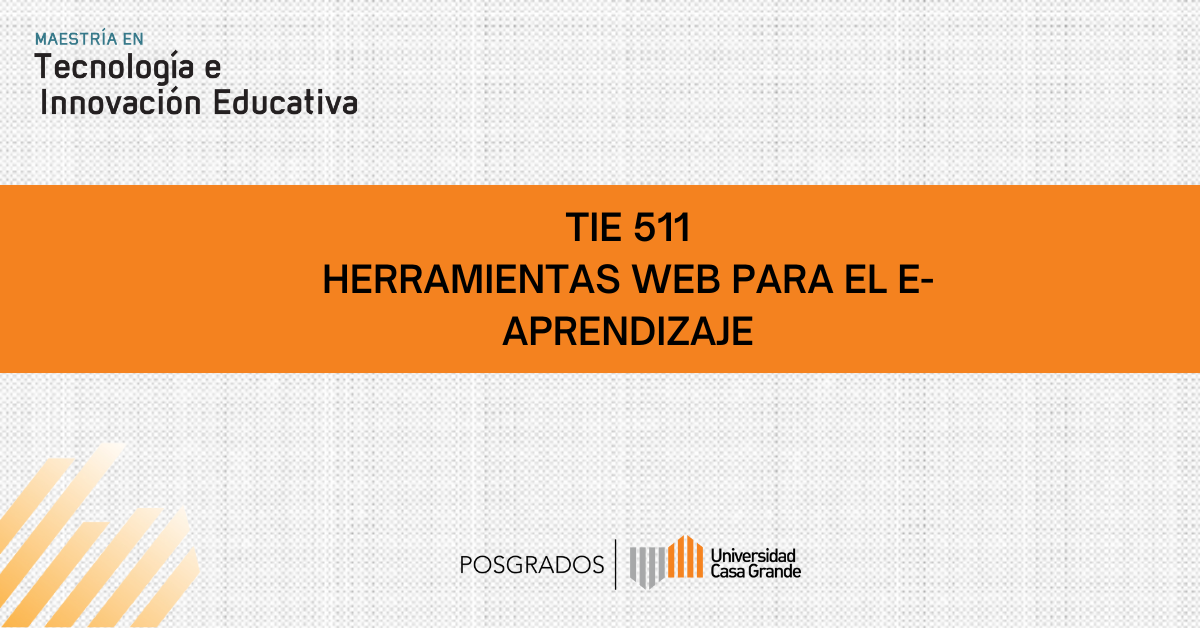 Herramientas Web para el e-Aprendizaje C2025 P1