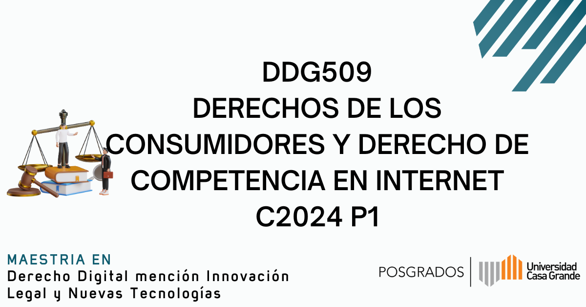 Derechos de los Consumidores y Derecho de Competencia en Internet C2024 P1
