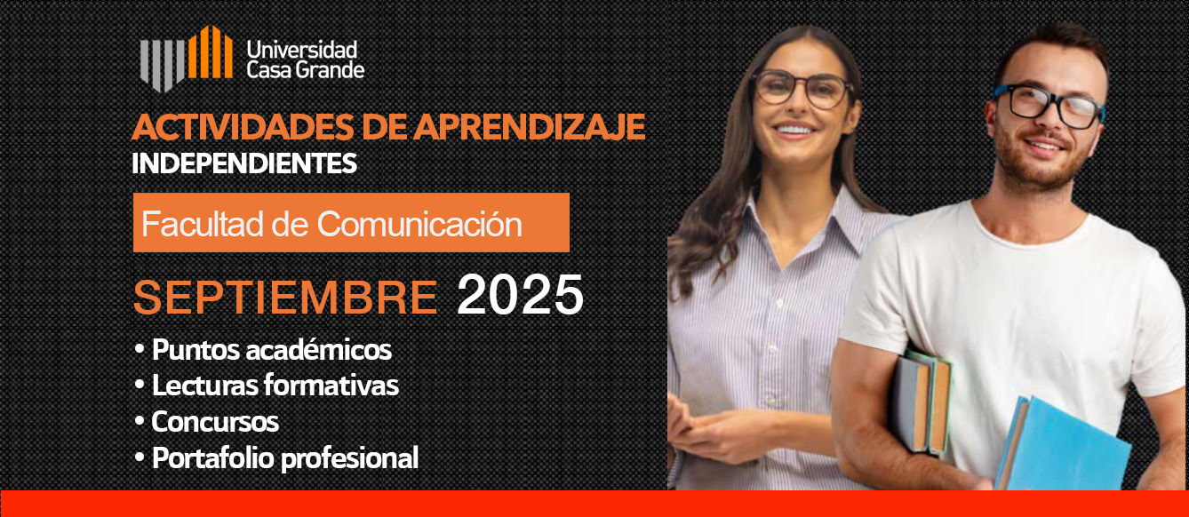 ACTIVIDADES APRENDIZAJE INDEPENDIENTE Y LECTURAS FORMATIVAS FCMH - SEPTIEMBRE 2025