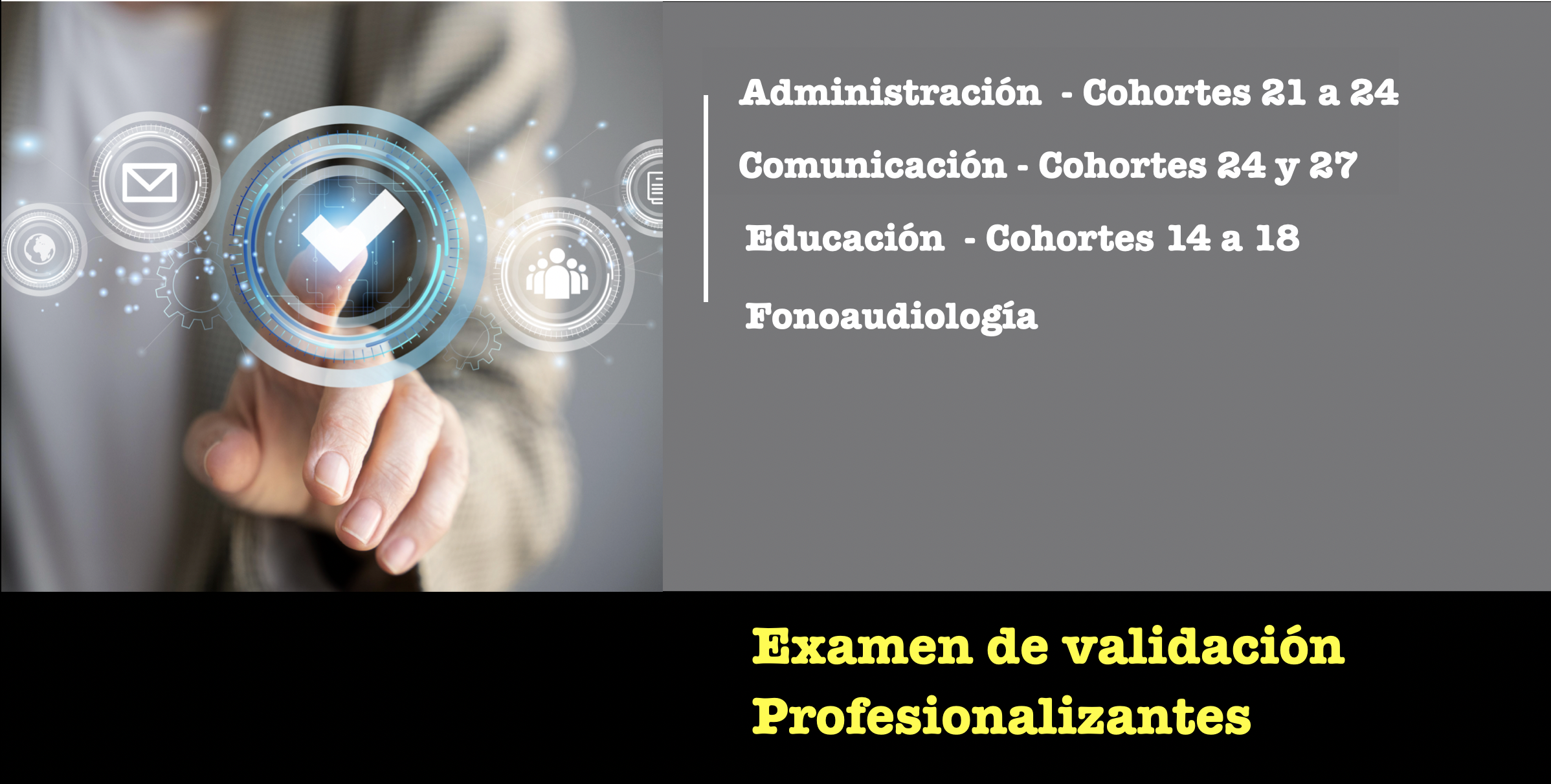 Validaciones de Conocimientos Profesionalizantes Junio 2026