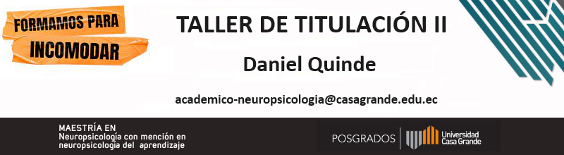 Taller de titulación II Neuro P1 2023